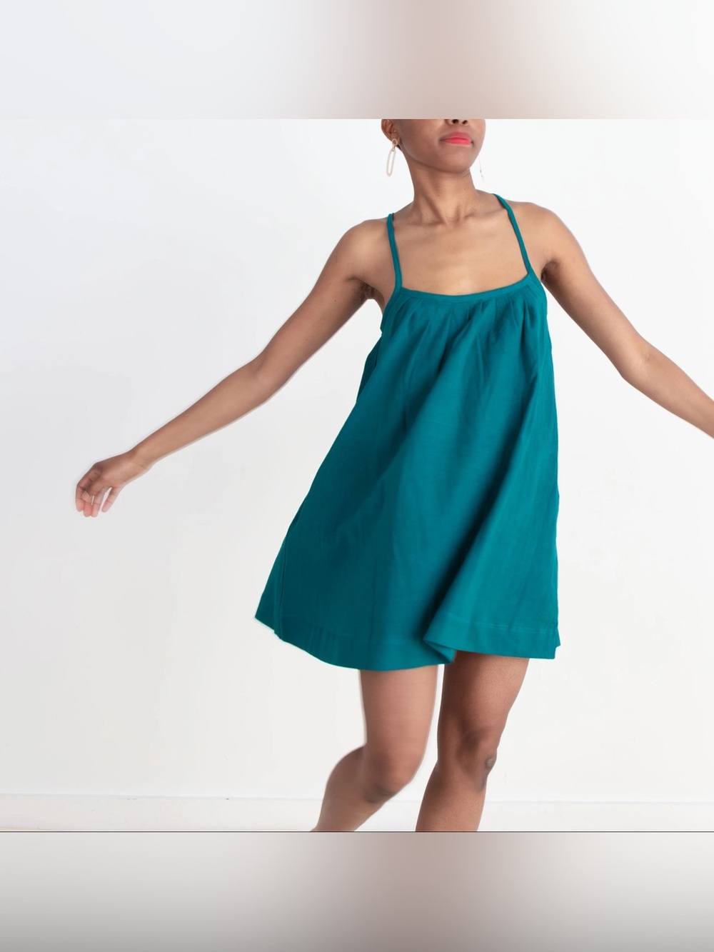 dear friend cotton mini babydoll dress